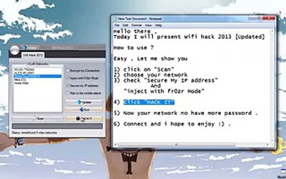 Release Wifi Password Hack Free Download , Update Sep 2013 , No Survey, PC & MAC