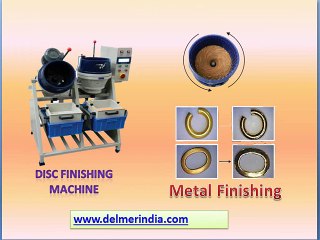 disc finishing machine