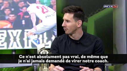 Barça : Messi lâche ses vérités !