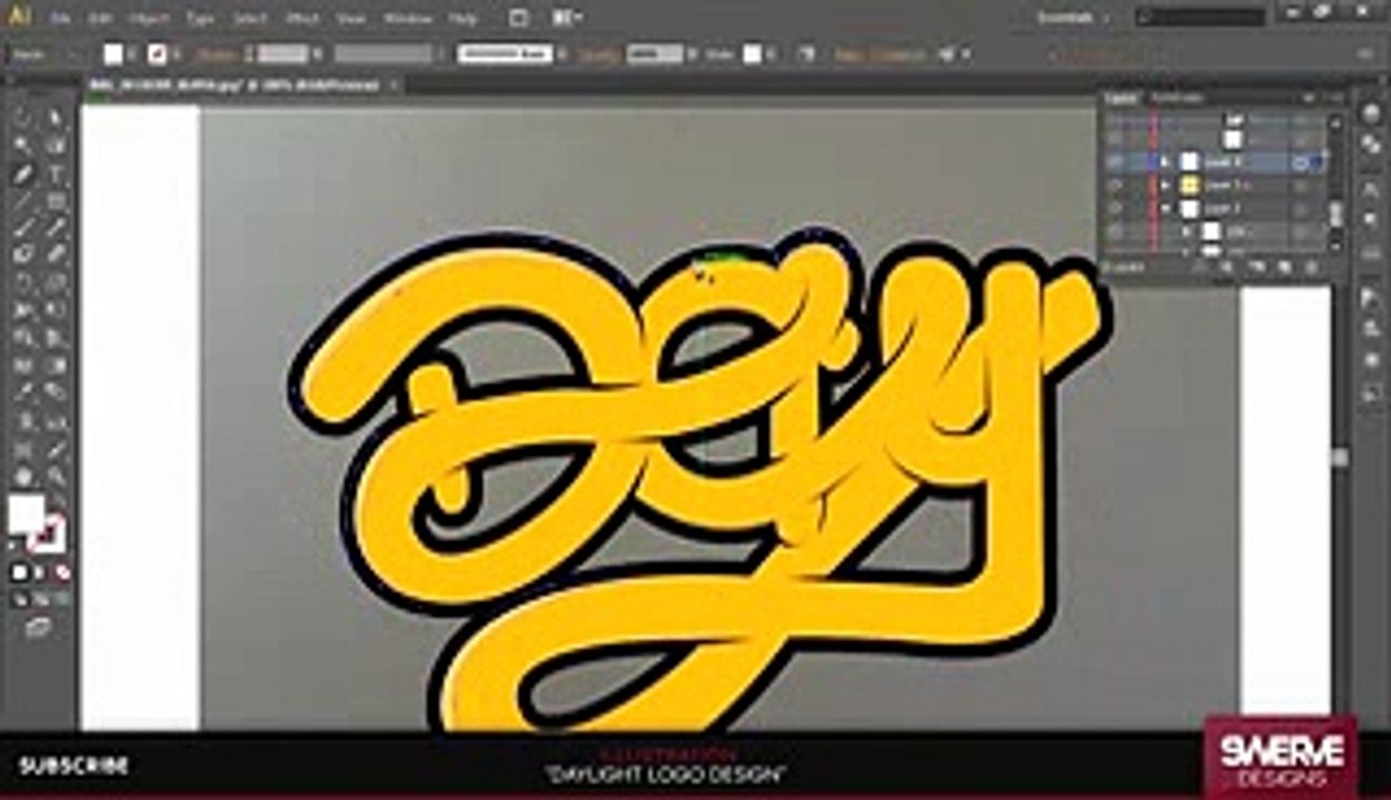 Speedart    Daylight  Logo Design Illustration