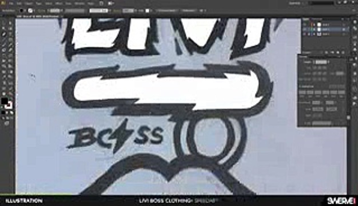 Speedart    LIVI Boss  T-shirt Design Illustration