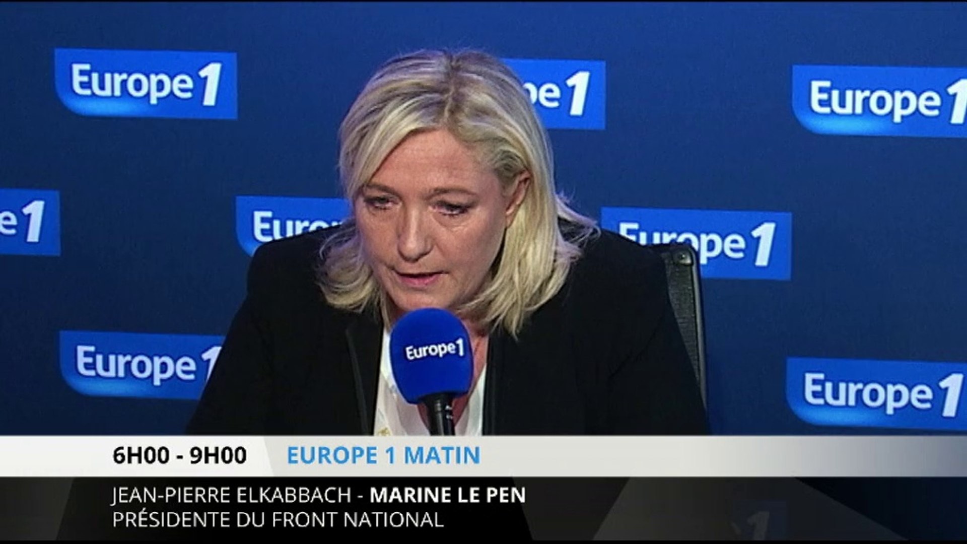 Marine Le Pen : "honte de quoi ?" - Vidéo Dailymotion