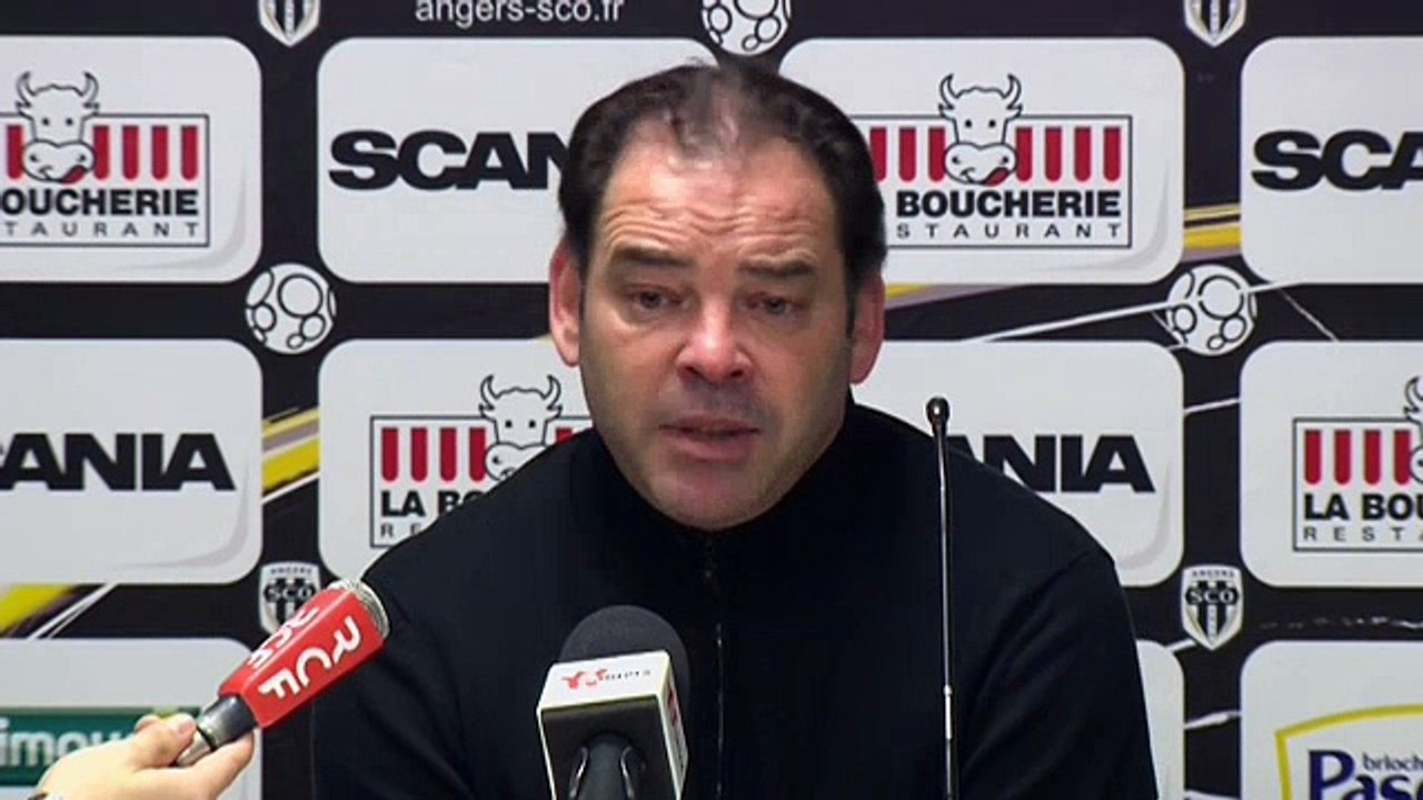 Conférence presse après-match Angers SCO - AS Nancy Lorraine