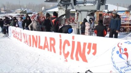 Ağrı'da Kayak Sezonu Açıldı