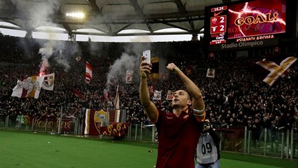Le selfie de Totti pour son doublé !