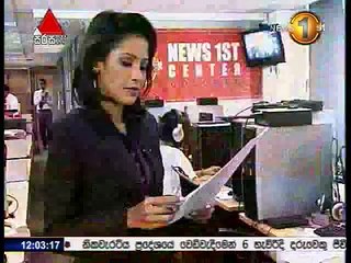 News 1st Lunch time Sirasa TV 12PM 12th January 2015