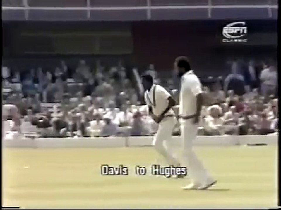 Kim Hughes pulls this shot out of the top draw, 4 magnificent runs