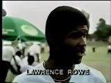 Lawrence Rowe, exclusive interview, at Fast Bowling competition in Soweto, South Africa