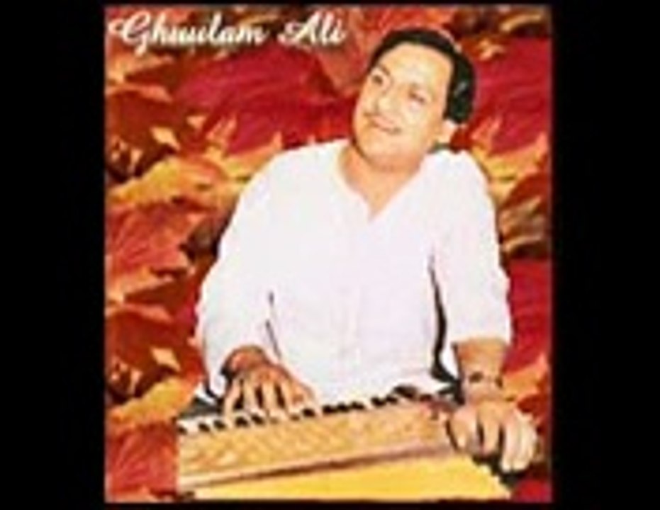 Abdul Hameed Adam - saqi sharaab laa ke tabiyat udaas hay sung by Ghulam Ali