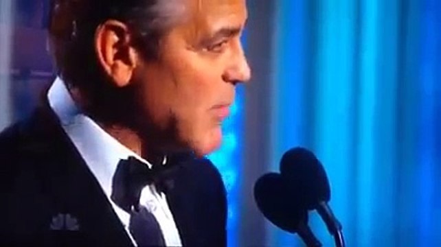 George Clooney aux Golden Globes : Je suis Charlie