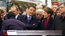 François Hollande, Angela Merkel, David Cameron défilent ensemble à Paris (11/01/2015)