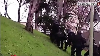 Police vs Pente super glissante à Vincennes