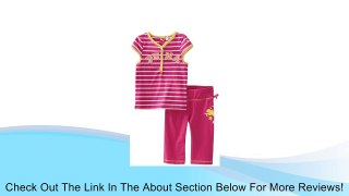 PUMA Little Girls' Little Tee And Yoga Set, Purple, 4 Review