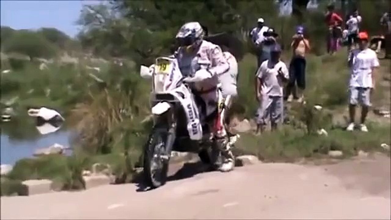 Dakar : les chutes des motos