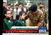 General Raheel Sharif Visits APS School Peshawar & Courageous Students As They Return To School