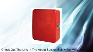 Kikkerland Empty First Aid Box, Red Review