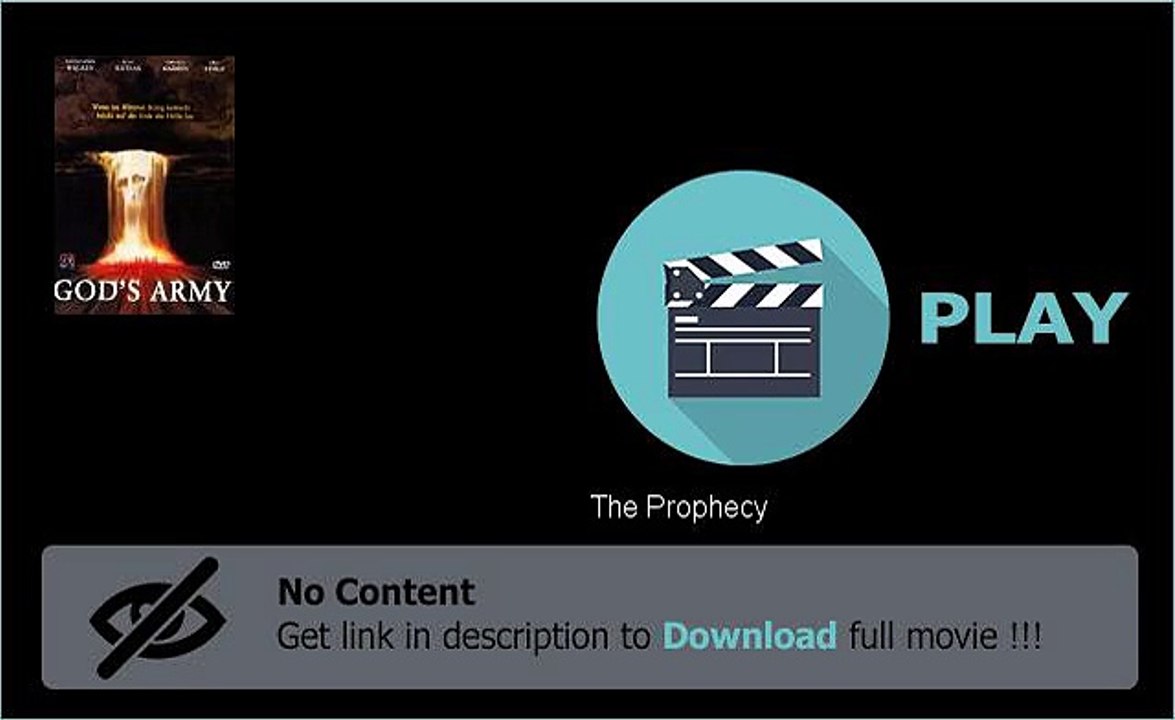 The Prophecy HD Full Movie