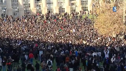 Rassemblement citoyen à Montpellier (Charlie Hebdo)