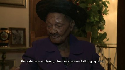 Cicilia Laurent, 118 years old, has survived the 2010 Haïti earthquake - English version