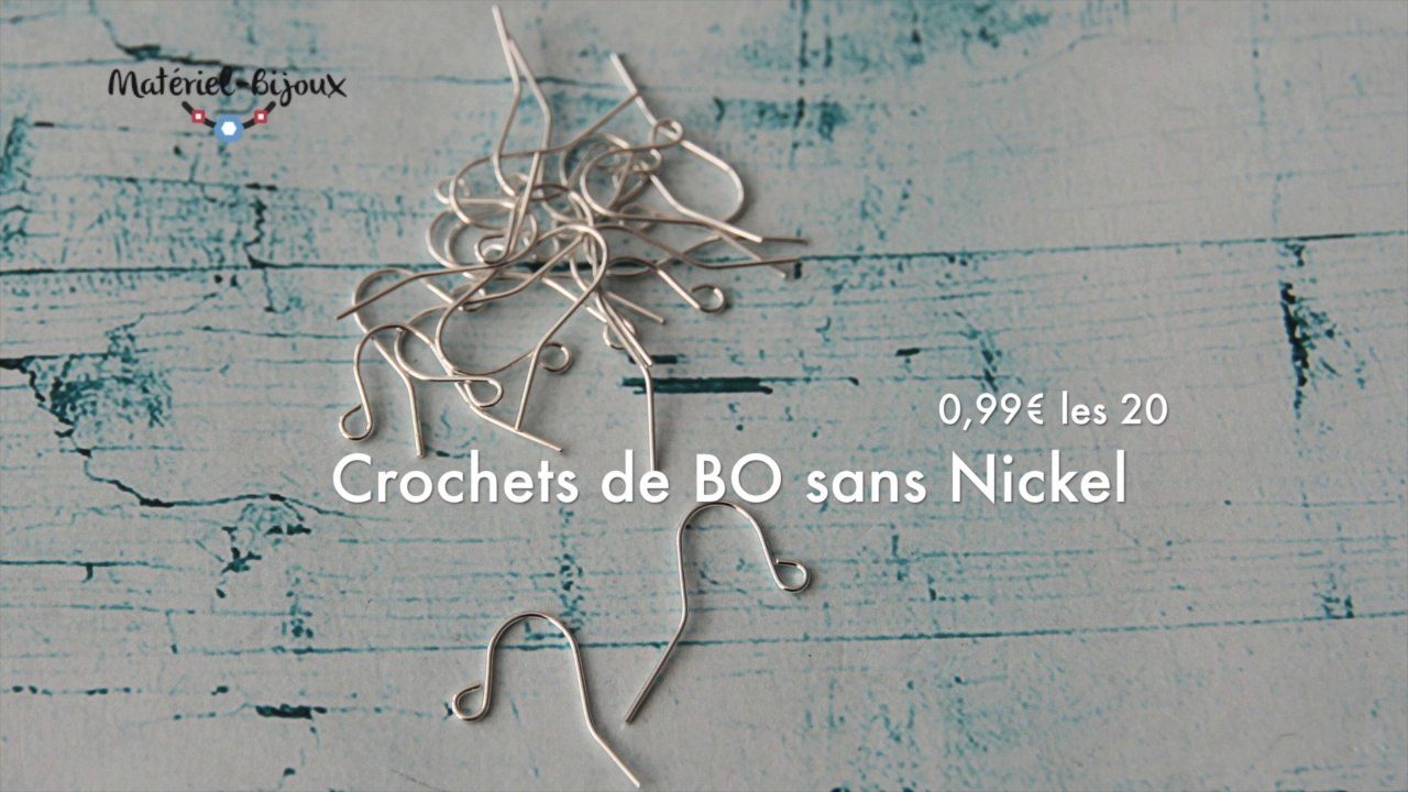 Crochet pour boucles d'oreilles sans nickel et #1_15 materiel-bijoux
