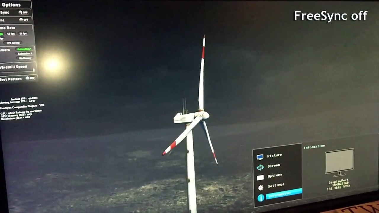 AMD's FreeSync technology in action