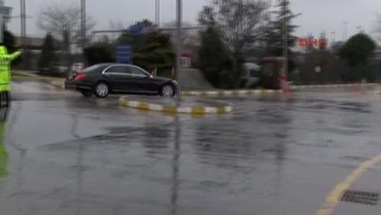 Cumhurbaşkanı Erdoğan'ın Konvoyu Yağmur Yüzünden Uçak Altına Kadar İlerledi