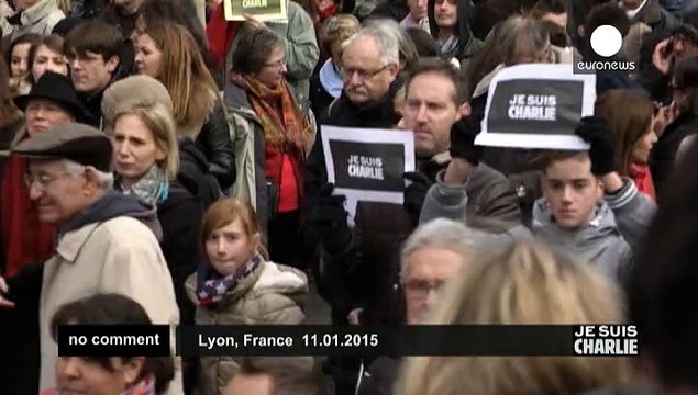 Lyon marches in historic national unity rally