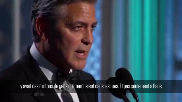 Georges Clooney : Je suis Charlie