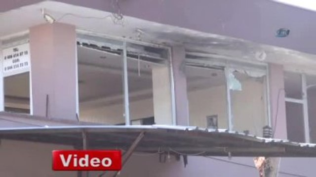 Cizre'de Bir İş Yerine Roket İsabet Etti