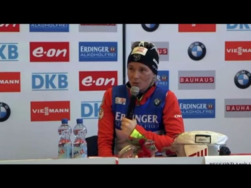 BIATHLON - CM (F) - Anaïs Bescond 3e de la poursuite d'Hochfilzen