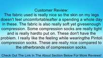 Pintoli Style 1007 Women's Ultra Sheer Moderate Compression Socks, 15-20mmHg, Knee High Review