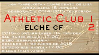 Jor.16: Athletic 1 - Elche CF 2 (11/01/15)