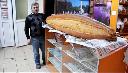 Boyundan uzun ekmek yaptı