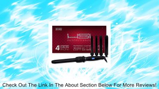 HSI Professional Curling Iron Set. Professional Salon Model, Free Glove included with curling wand Review