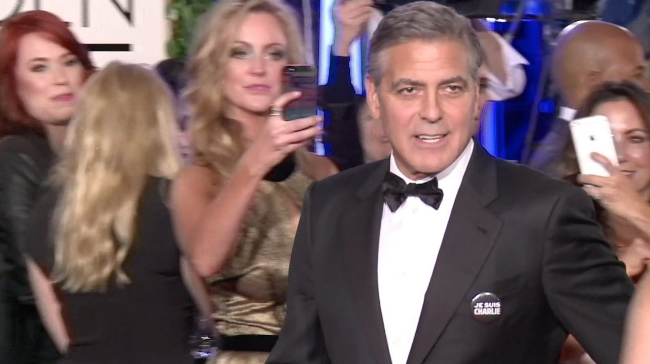 Hollywood est « Charlie » lors des Golden Globes