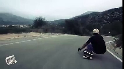 Amazing skating speed