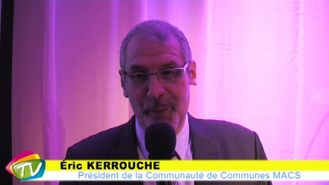 Voeux d'Eric Kerrouche président de la communauté de communes MACS