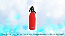 Whip-It 1-Liter Soda Siphon, Rubber Coated, Red Review