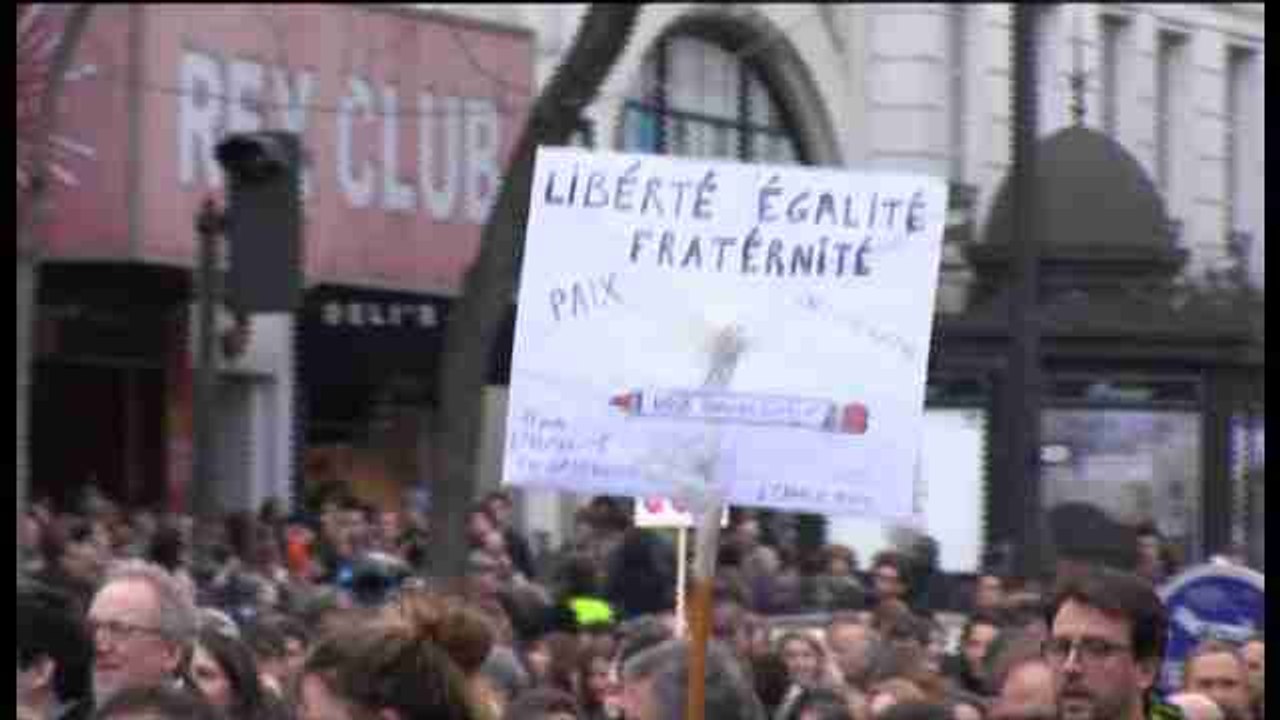 Unity against terrorism in Paris