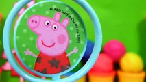 Play Doh Surprise Eggs Peppa Pig Kinder Surprise, Toys Porca Peppa, Porquinha Peppa,