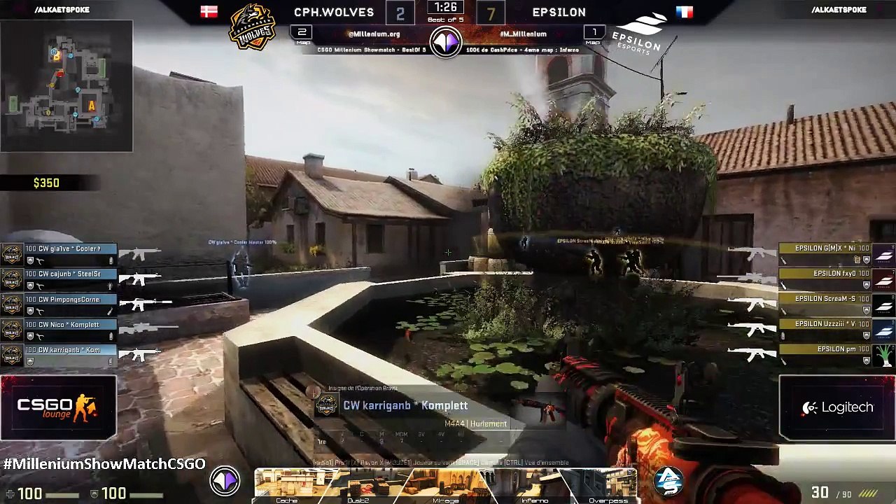 CSGO Millenium ShowMatch 1 Epsilon vs CPH-Wolve...