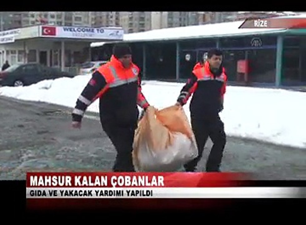 Rize Çobanlara Yardım