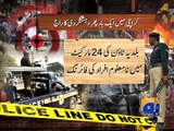 Geo News Headlines 12 January 2015_ Karachi Violence Killing