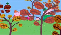Świnka Peppa - Wietrzny, jesienny dzien (Bajki dla dzieci - Nowe Odcinki)