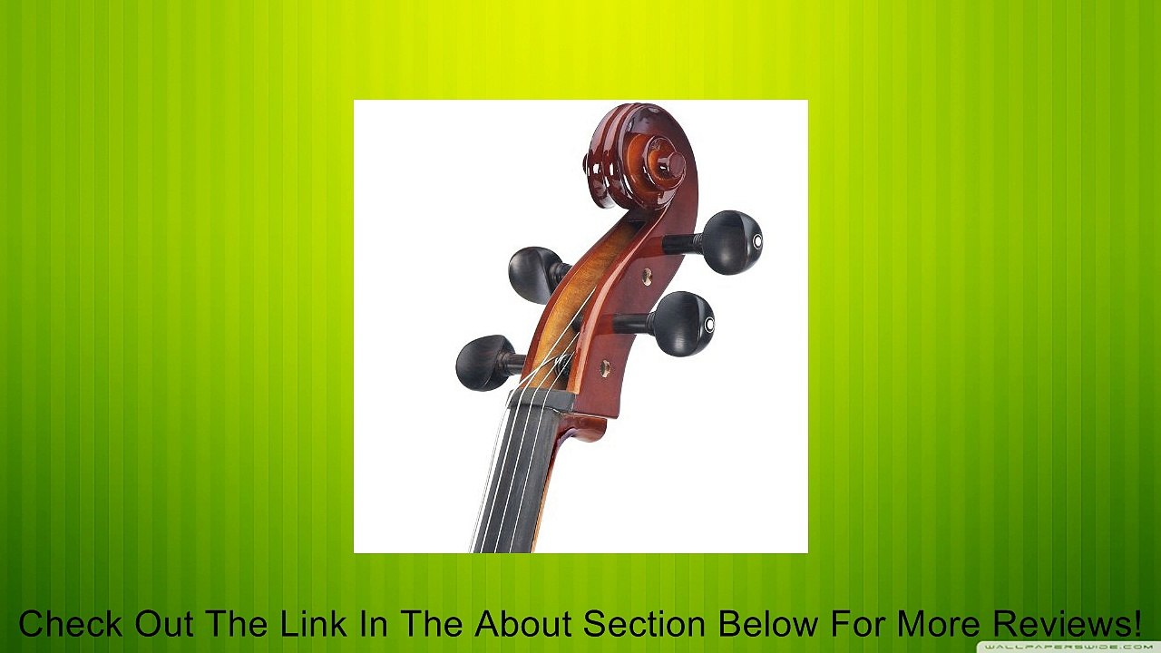 Cecilio CCO-500 Ebony Fitted Flamed Solid Wood Cello with Hard & Soft Case, Stand, Bow, Rosin, Bridge and Extra Set of Strings, Size 3/4 Review