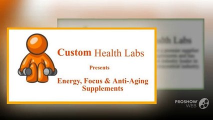 Energy, Focus & Anti-Aging Supplements - Customhealthlabsq