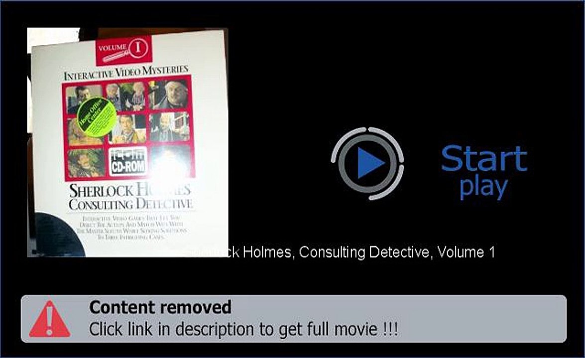 Download Sherlock Holmes, Consulting Detective, Volume 1 Movie Mp4 Avi Mkv PDA