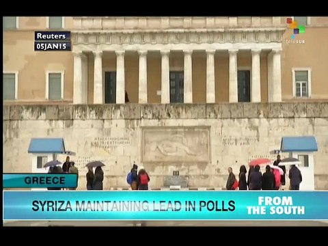 Left wing coalition maintains lead in Greek polls