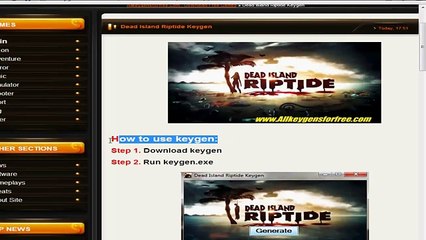 Dead Island Riptide générateur de clé[1]