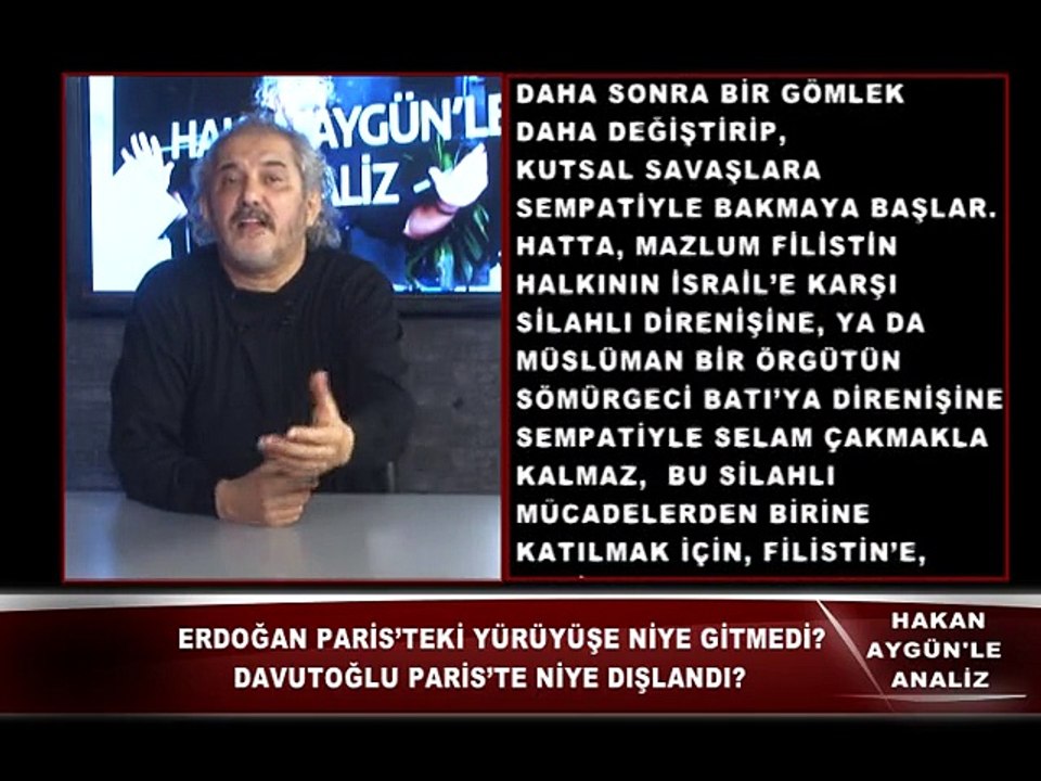 12.01.2015 HAKAN AYGÜN ANALİZ